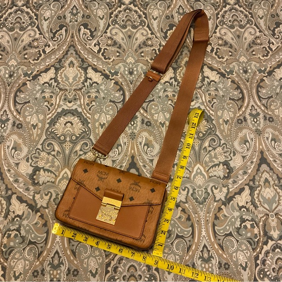 MCM Millie Crossbody Bag in Visetos - Picture 13 of 15
